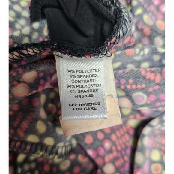 Cato Black Polka Dot Lightweight Summer Dress. Fit and Flare. Size L - Picture 5 of 5